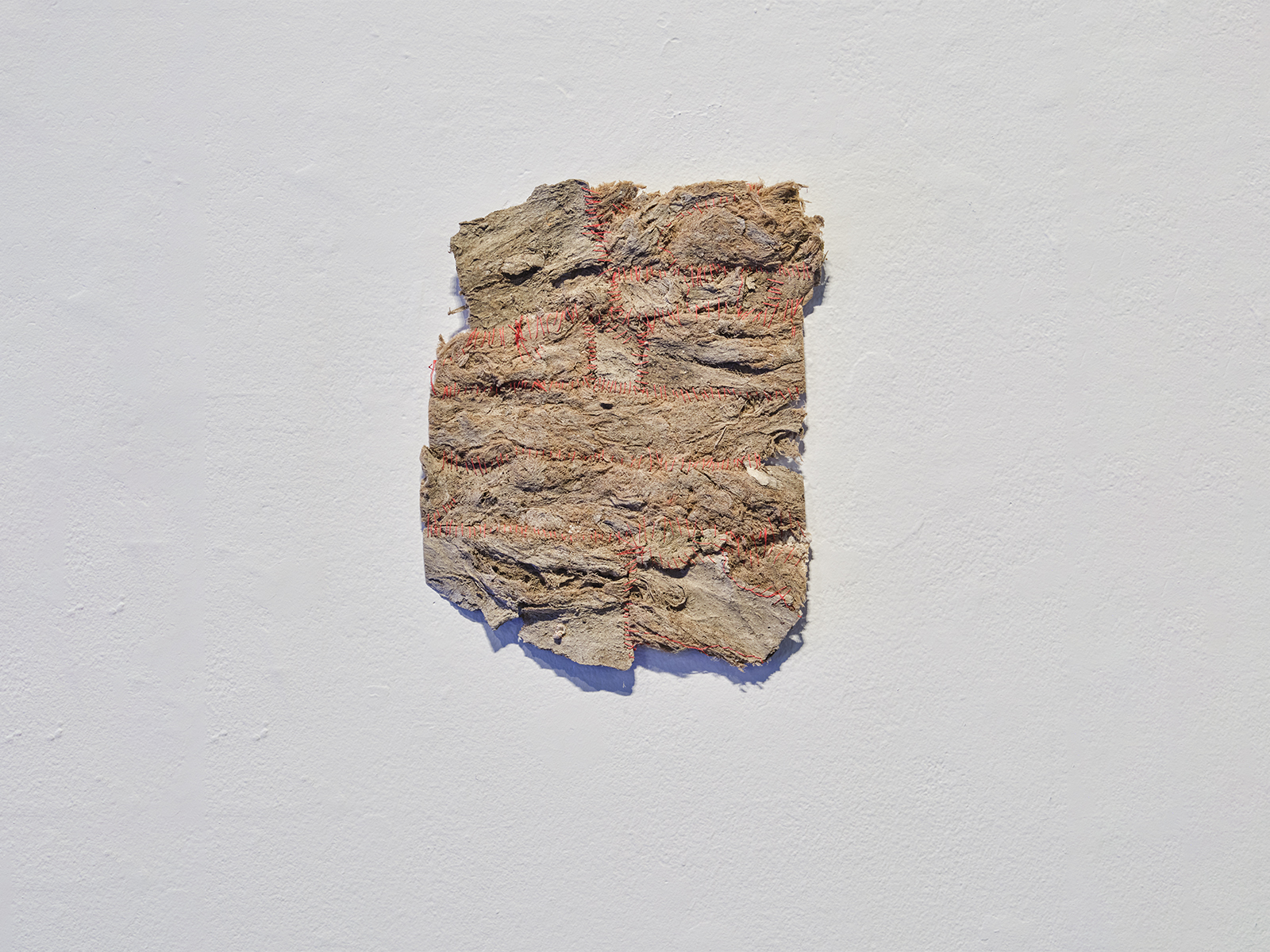 Emma-Robbins_Scacco-Debra_LA-River-Paper_Naturally-occurring-paper-(algae, leaves, bird materials)-and-thread_14x11-in_2018.